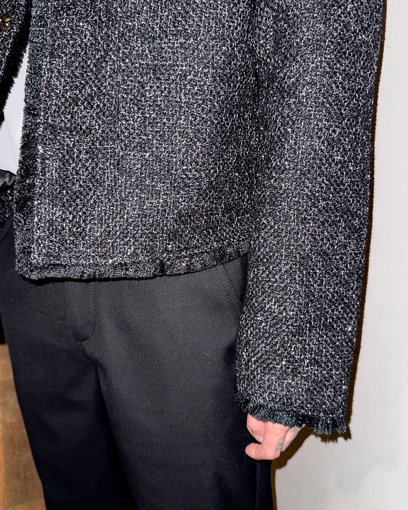 【10.31新作】シャインツイードモードジャケット mf3570