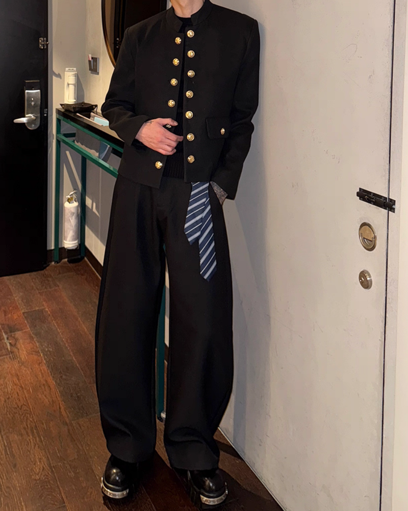 【10.29新作】ヨーロピアンラグジュアリーウールジャケット mf3569