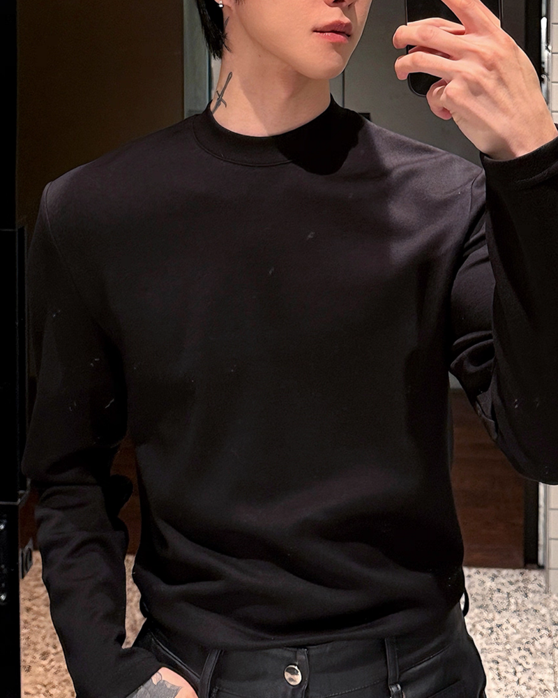 【10.29新作】ハイネックモードシルエットカットソー mf3566