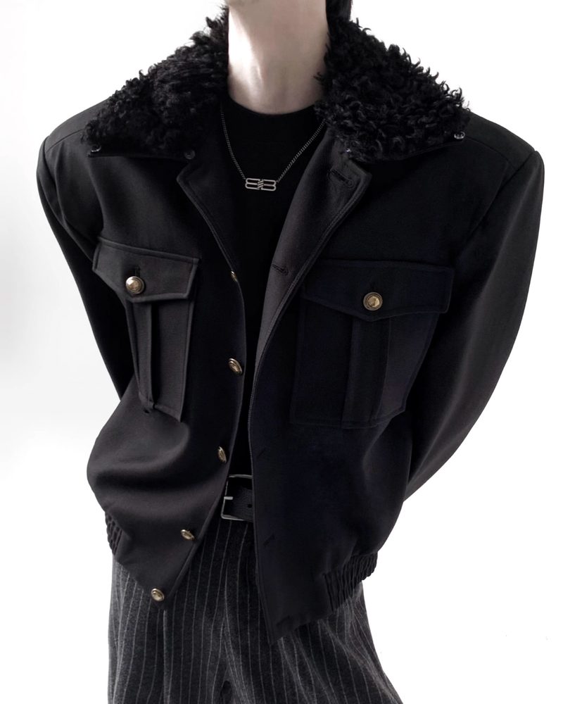 【11.17新作】ボアカラーモードジャケット mf3580