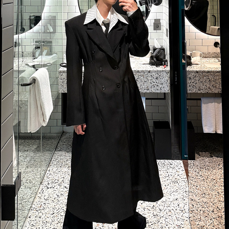 【11.7新作】スタイルアップモードロングコート mf3576