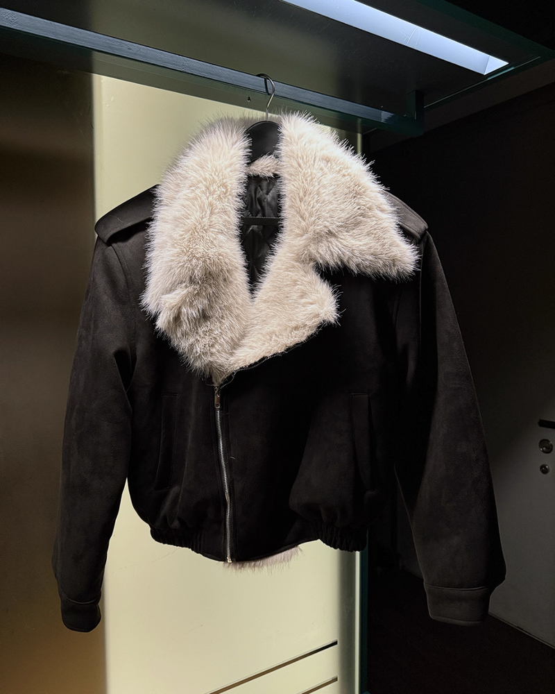 【11.24新作】モードファーショートジャケット mf3588