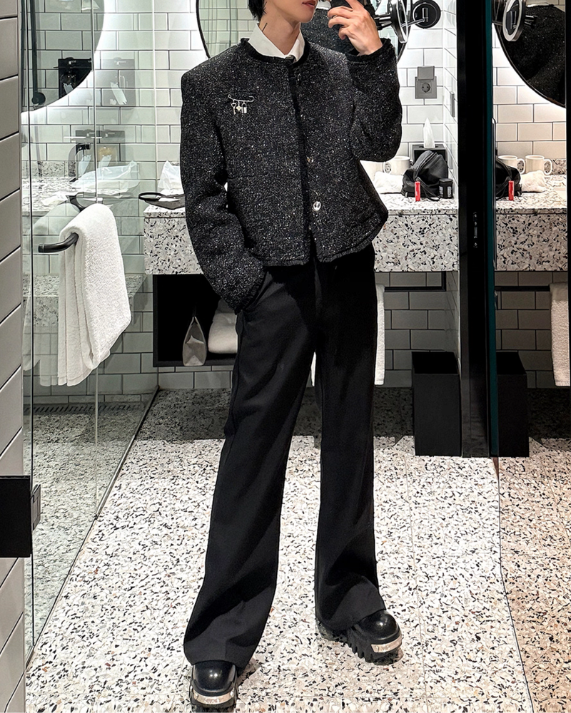 【10.31新作】シャインツイードモードジャケット mf3570