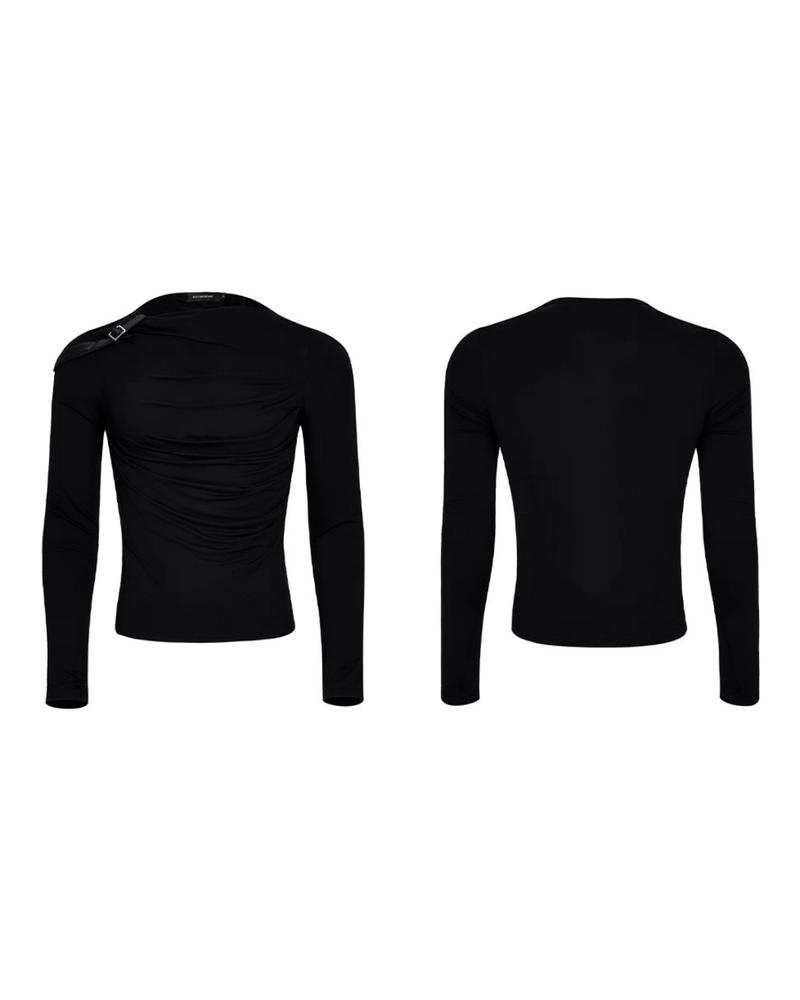 MODEFREAKの【9.26新作】バックルデザインモードカットソー mf3540の画像