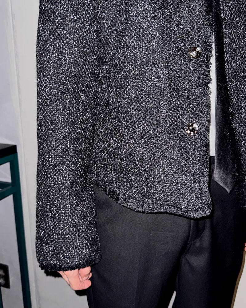 【10.31新作】シャインツイードモードジャケット mf3570