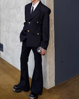 【2.6新作】ダブルブレストコリアンモードジャケット mf3658