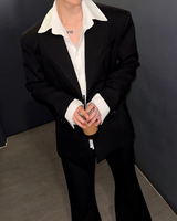 MODEFREAKのシャツレイヤードモードジャケット mf3690の画像