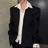 MODEFREAKのシャツレイヤードモードジャケット mf3690の画像