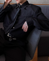 【2.2新作】コリアンシルエットネクタイシャツ mf3656