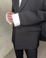 MODEFREAKのシャツレイヤードモードジャケット mf3690の画像