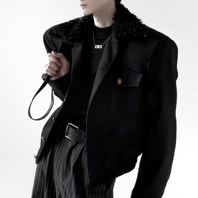 【11.17新作】ボアカラーモードジャケット mf3580