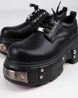 Split-toe mode leather boots mf3636