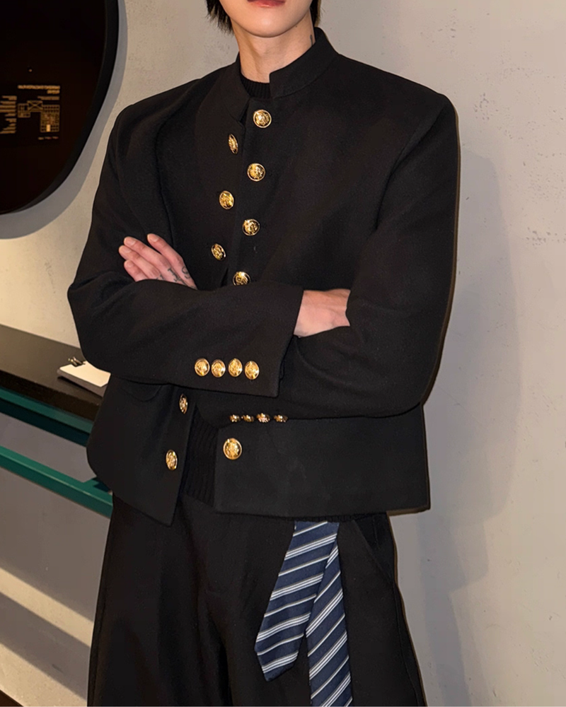 【10.29新作】ヨーロピアンラグジュアリーウールジャケット mf3569