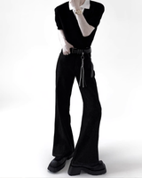 Two-Tone Layered Knit Top mf3717