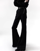 [1.23 New Arrival] Slim Silhouette Flare Slacks mf3639