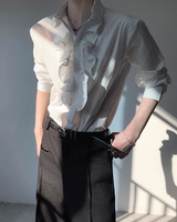 【2.11新作】フリルモードクラシカルシャツ mf3649