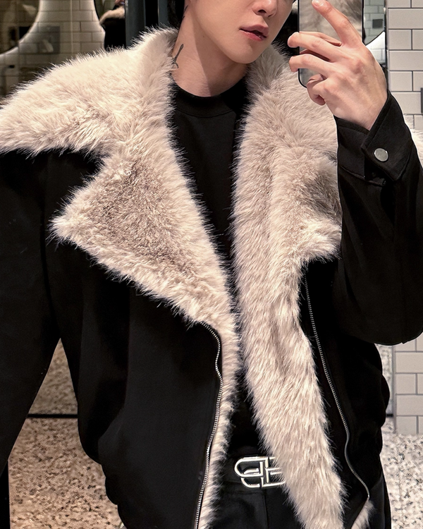 【11.24新作】モードファーショートジャケット mf3588