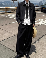 MODEFREAKのモードストライプラペルジャケット mf3834の画像