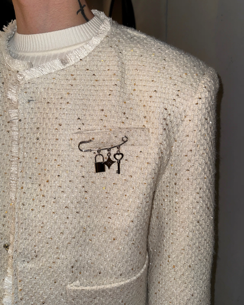 【10.31新作】シャインツイードモードジャケット mf3570