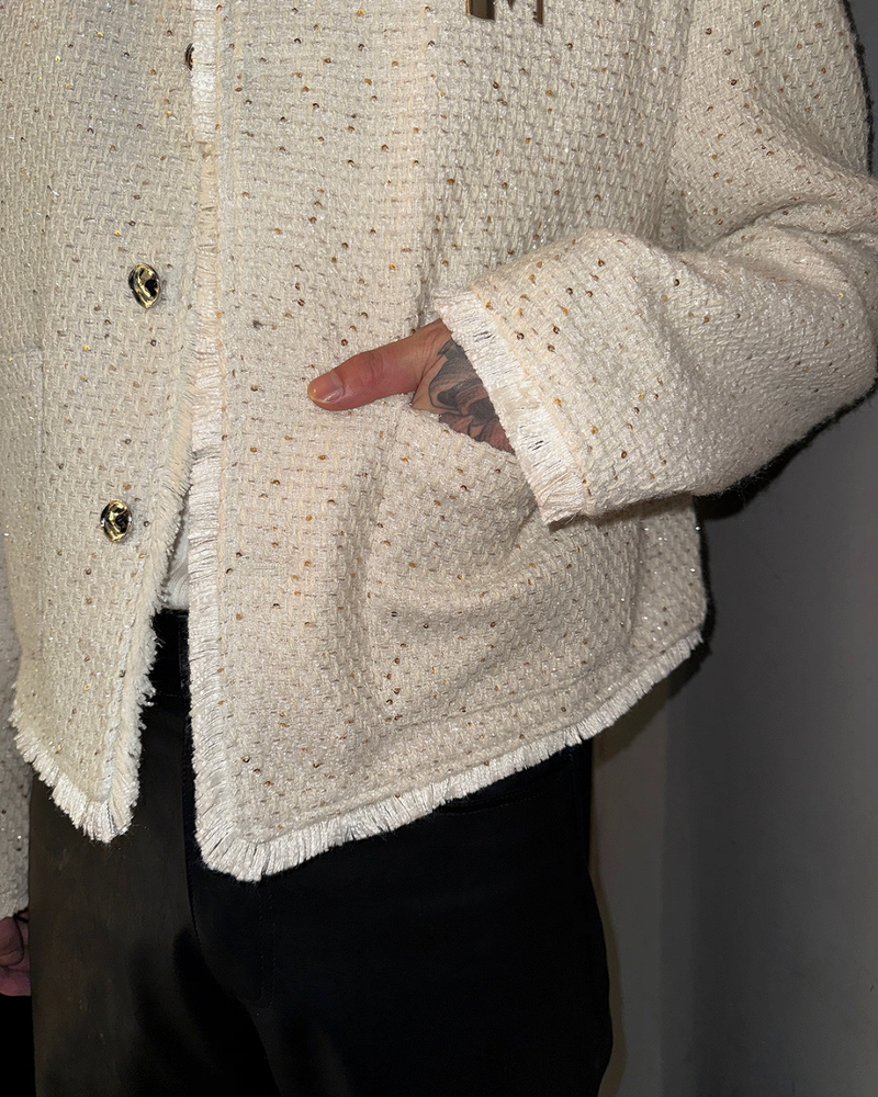 【10.31新作】シャインツイードモードジャケット mf3570