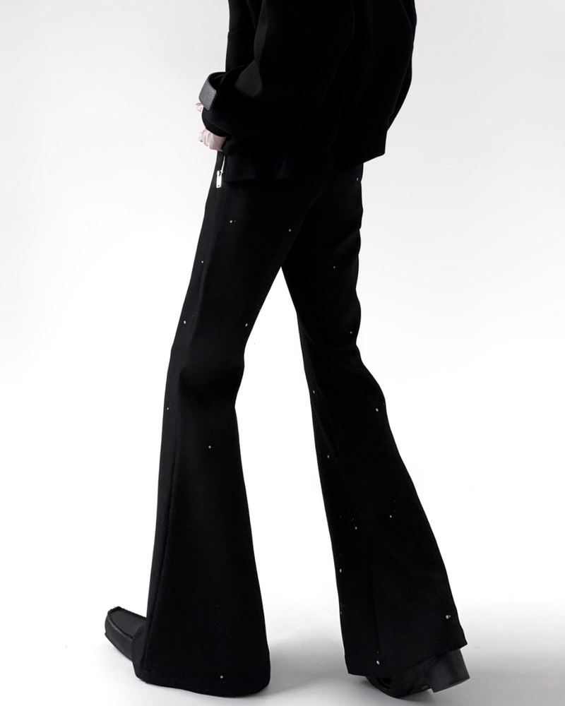 【11.19新作】シャインドットモードフレアパンツ mf3593