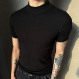 【4.27新作】スリムフィットハイネックTシャツ mf3703