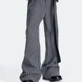 MODEFREAKのチェックモードルーズトラウザーパンツ mf3832の画像