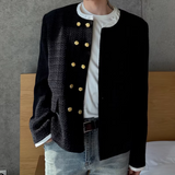 【2.27新作】ダブルブレストツイードモードジャケット mf3679