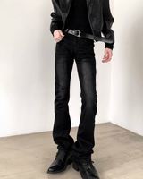 Slim Foot Flare Korean Slacks mf3097