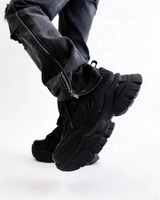 Split-toe mode leather boots mf3636