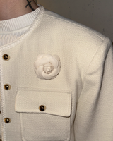 【12.1新作】ウィンターモードカメリアブローチ mf3597