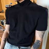 모드 하이넥 블로킹 티셔츠 mf3684 