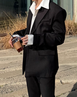 MODEFREAKのシャツレイヤードモードジャケット mf3690の画像