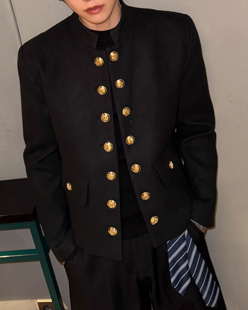 【10.29新作】ヨーロピアンラグジュアリーウールジャケット mf3569