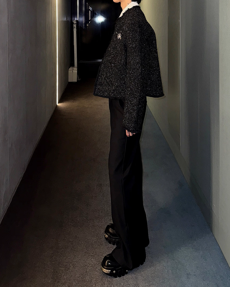 【10.31新作】シャインツイードモードジャケット mf3570