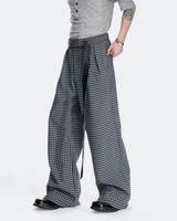 MODEFREAKのチェックモードルーズトラウザーパンツ mf3832の画像