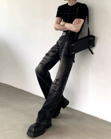 Waxed Mode Denim Pants mf3664 
