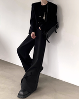 【12.5新作】ブローチデザインモードジャケット mf3596