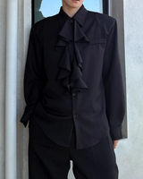 【2.27新作】ヨーロピアンクラシカルフリルシャツ mf3681