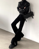 【1.14新作】ホイールエッジモードフレアデニムパンツ mf3615