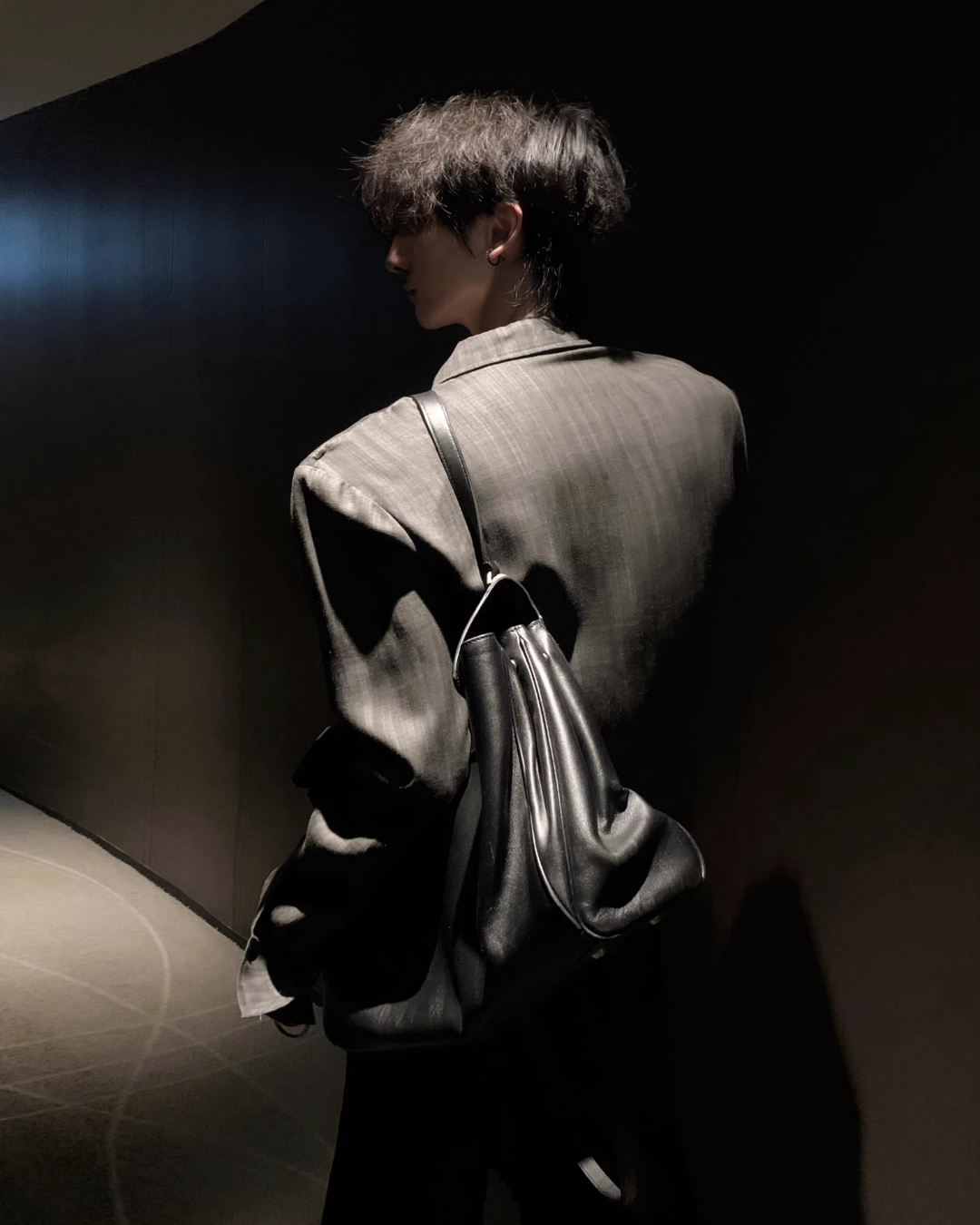 MODEFREAKのストライプニュアンスモードシャツ mf3829の画像