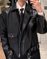 【11.10新作】バックルデザインモードジャケット mf3577