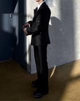 【2.6新作】ダブルブレストコリアンモードジャケット mf3658