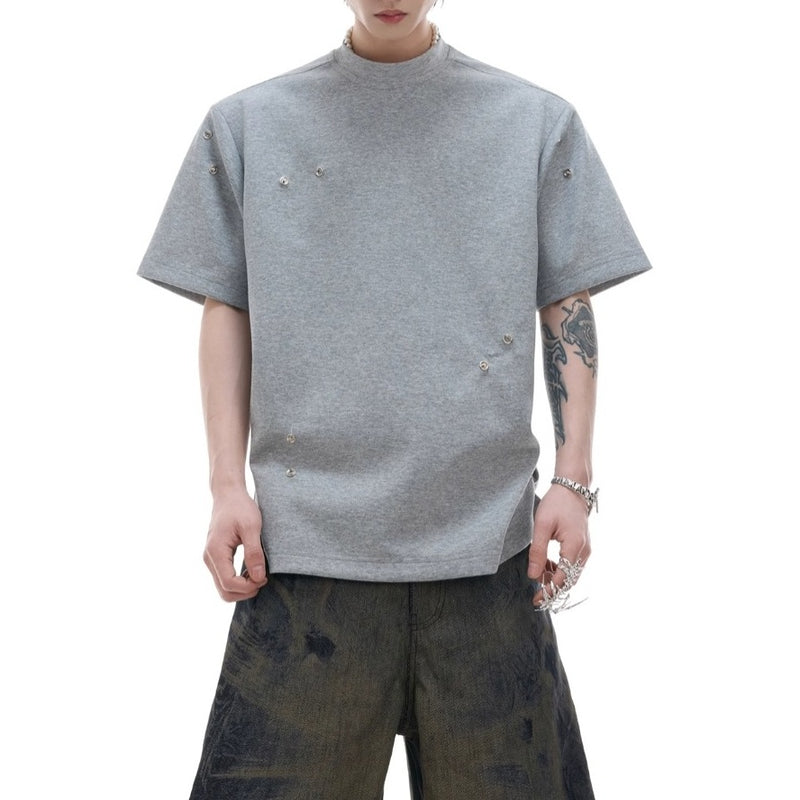 MODEFREAKの【6.11新作】スナッププリーツモードTシャツ mf3358の画像