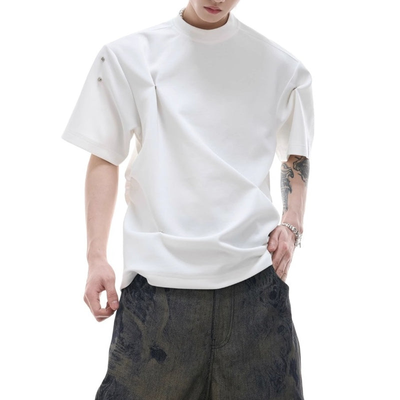 MODEFREAKの【6.11新作】スナッププリーツモードTシャツ mf3358の画像