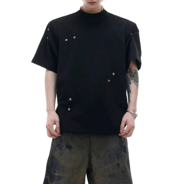 MODEFREAKの【6.11新作】スナッププリーツモードTシャツ mf3358の画像