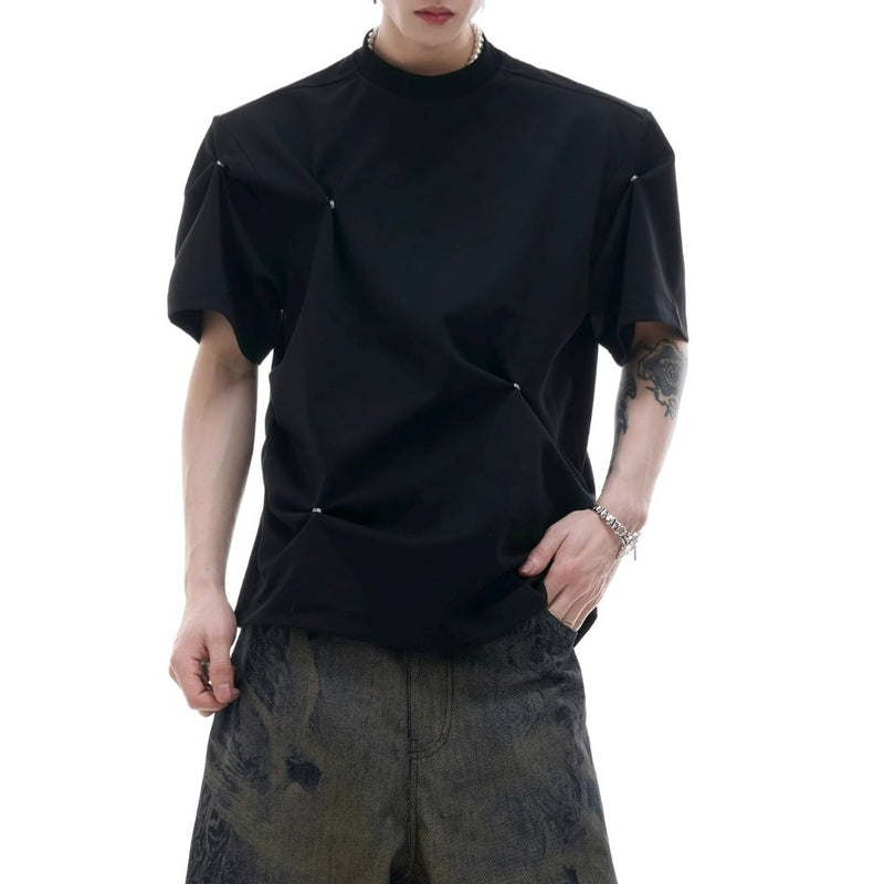 MODEFREAKの【6.11新作】スナッププリーツモードTシャツ mf3358の画像