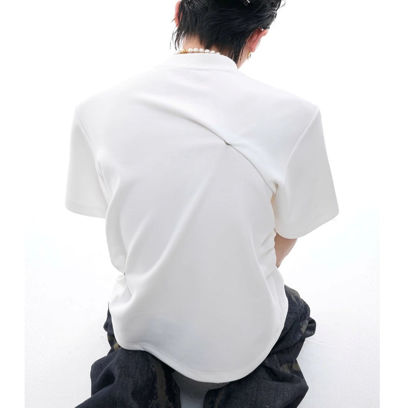 MODEFREAKの【6.11新作】スナッププリーツモードTシャツ mf3358の画像