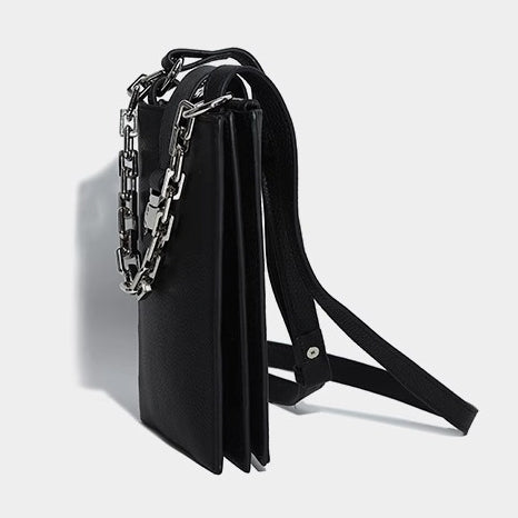 MODEFREAKのチェーンデザインショルダーバッグ mf2198の画像