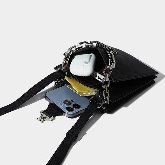 MODEFREAKのチェーンデザインショルダーバッグ mf2198の画像
